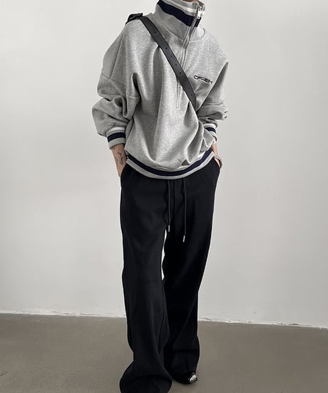 HALF-ZIP TRACK JACKET /2color