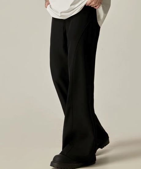 HIGH-END BOOT CUT PANTS /2color