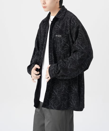 TIE-DYE CORDUROY LOOSE SHIRT /3color
