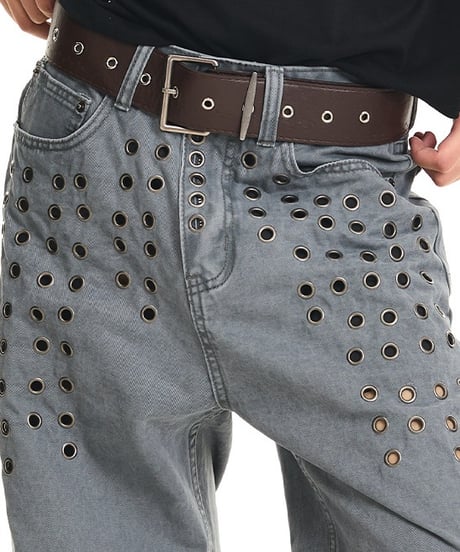 EYELETSTORM LOOSE DENIM