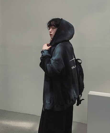 ANARCHY FADE ZIP HOODIE