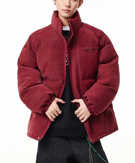 MATTE FAUX LEATHER PAD JACKET /6color