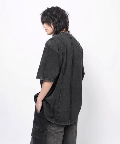GRUNGE UTILITY TEE /2color