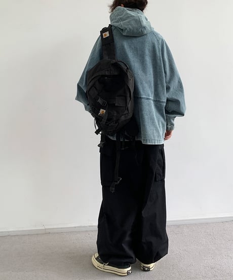 STREET HOODIE DENIM JACKET