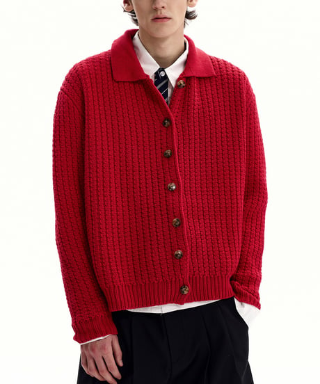 CLASSIC CABLE SHORT CARDIGAN /2color