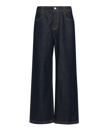 WIDE STRAIGHT BLUE JEANS