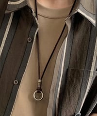 LEATHER NECKLACE-DOUBLERING