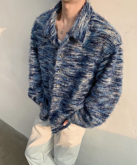 MOHAIR-LIKE SPRING SHIRT JACKET