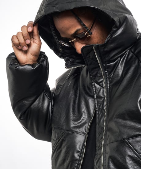 OBSIDIAN HOODED PADDED