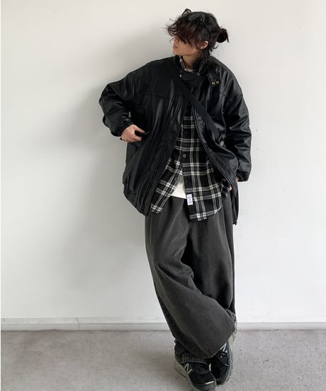 FAUXLEATHER STANDCOLLAR RIDERS