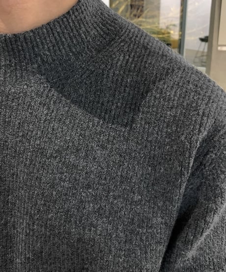 BASIC MOCK NECK KNIT /3color