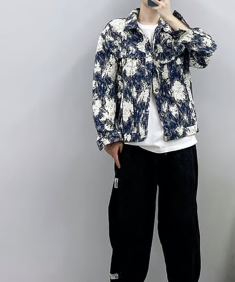 JACQUARD DENIM JACKET