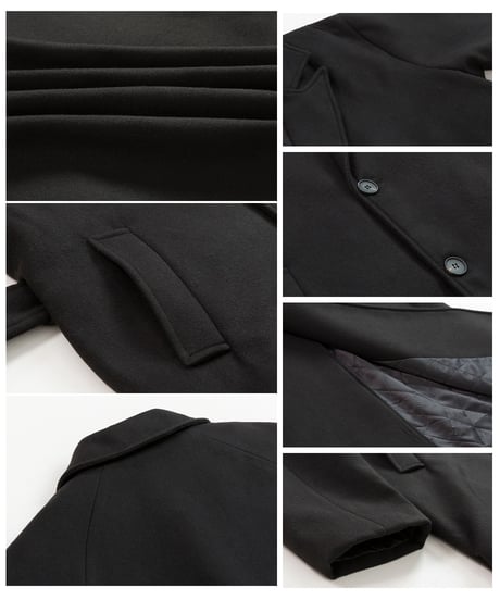 WOOL-LIKE BASIC COAT /2color