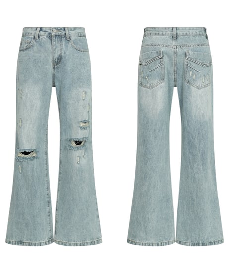CRACKEDGE FLARE DENIM