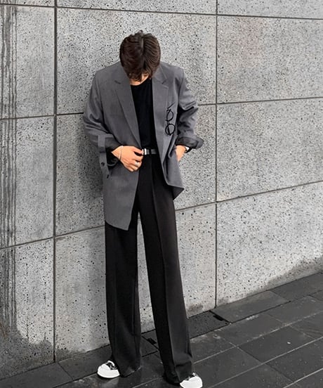 LOOSE STRAIGHT SLACKS /2color