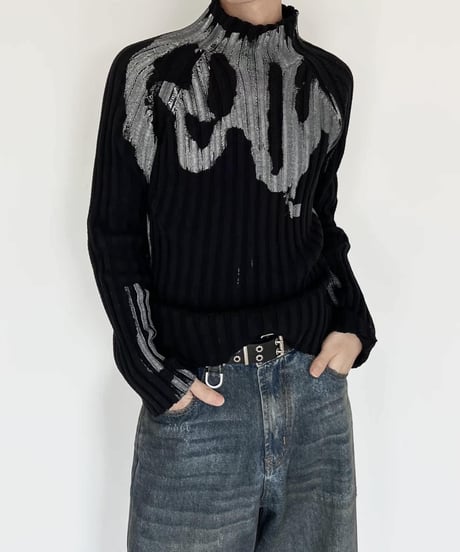 NOIRGRAD MOCK KNIT /2color
