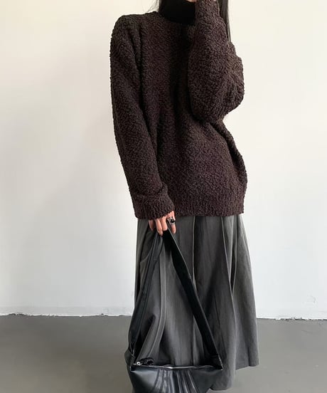 LOOSE CLOUD KNIT PULLOVER /2color