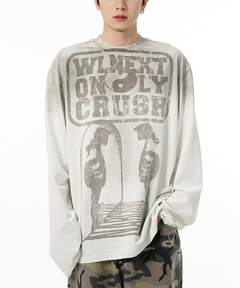 VINTAGECRUSH LONG TEE /2color | Urban Edge