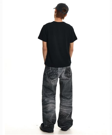 SHADOWLEOPARD BAGGY DENIM
