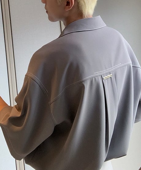 LOOSE DRAPE STITCH SHIRT /5color