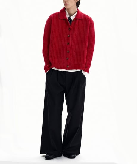 CLASSIC CABLE SHORT CARDIGAN /2color