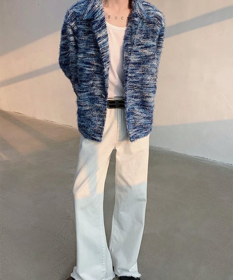 MOHAIR-LIKE SPRING SHIRT JACKET
