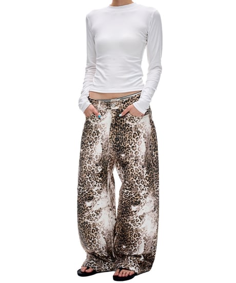 LEOPARDCORE LOOSE DENIM