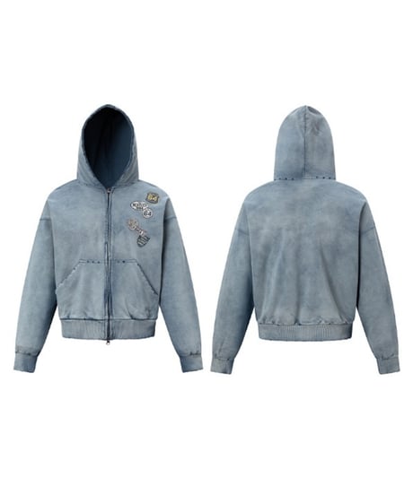USEDLIKE DAMAGE ZIPHOODIE