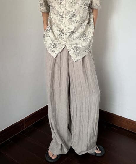 DRAPEFLOW WIDE PANTS /2color