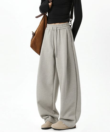 WIDE TUCK SWEATPANTS /2color
