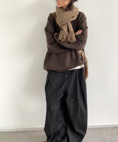 LOOSE MAILLARD KNIT /3color