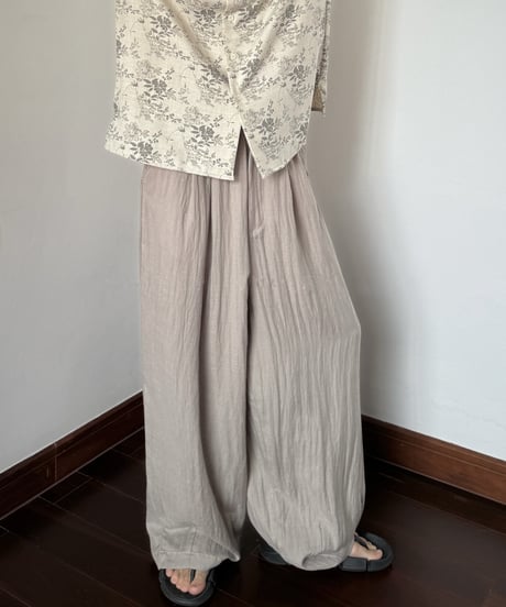 DRAPEFLOW WIDE PANTS /2color