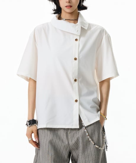 NOIRFLOW ASYM SHIRT /2color