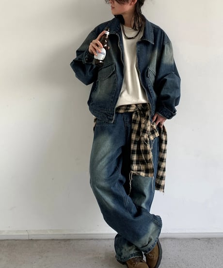 VINTAGE LOOSE STRAIGHT DENIM