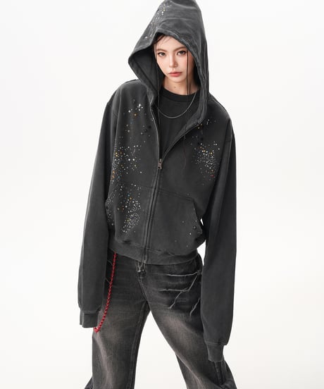 STARDUST DAMAGE HOODIE