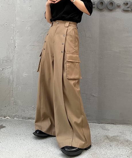 METRO DRAPE WIDE PANTS /2color