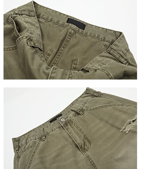 GRUNGEWASH DAMAGE DENIM /2color
