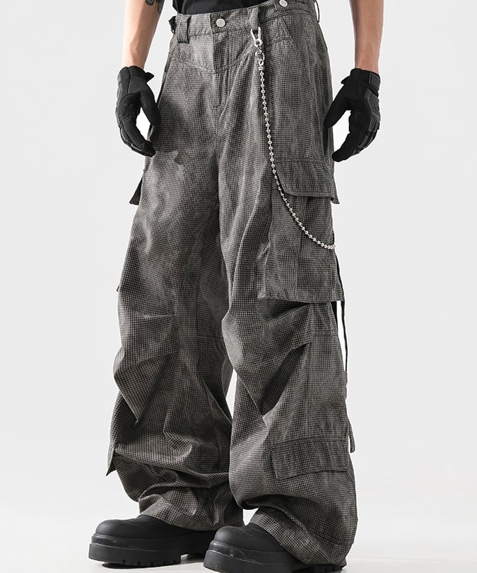 Lig. wide cargo pants ワイドカーゴパンツ WIDE LEG CARGO PANTS /2color | Urban Edge