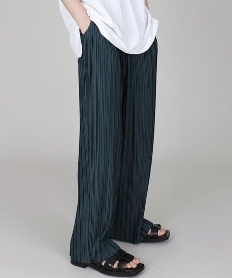 ICE SILK DRAPE WIDE PANTS /2color
