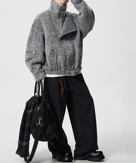 VELVET TOUCH STAND JACKET /3color