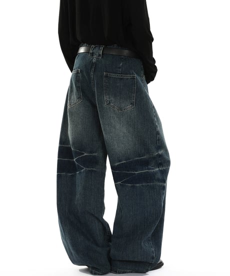FADELINE LOOSE DENIM  /2color