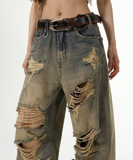 GRUNGEDESTROY LOOSE DENIM