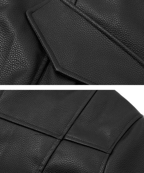 FAUXLEATHER STANDCOLLAR RIDERS