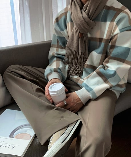 LOOSE STRAIGHT SLACKS /2color