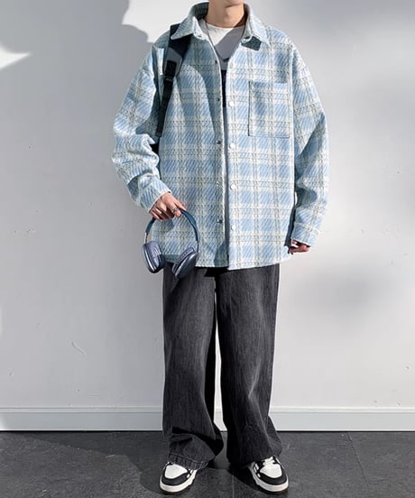 SPRING CHECK SHIRT JACKET /2color