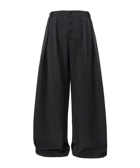 CLASSIC DRAPE PLEATS PANTS /2color
