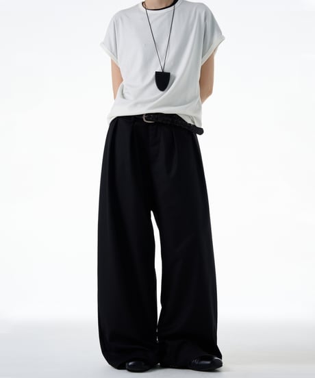 LAXPLEAT WIDE PANTS /2color