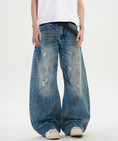 GRUNGECORE WIDE DENIM