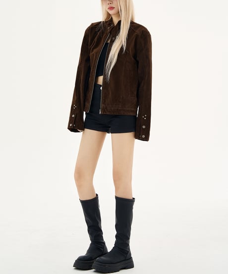 URBANSUEDE HARRINGTON JACKET /2color