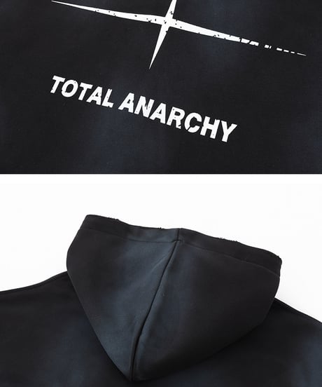 ANARCHY FADE ZIP HOODIE